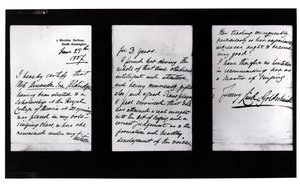 Signed Letter, 1887 by Jenny Lind